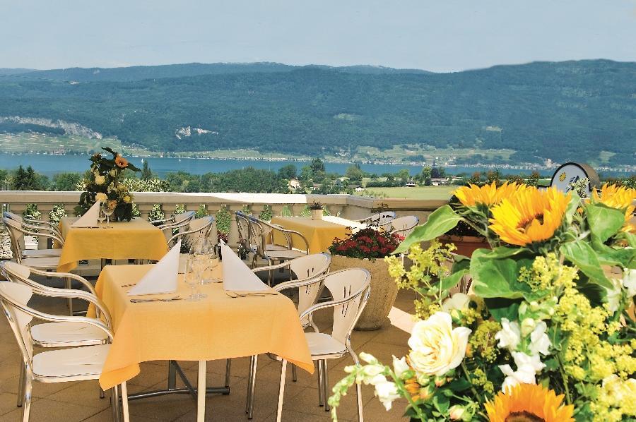 Restaurant-Hotel Seeblick Morigen Buitenkant foto