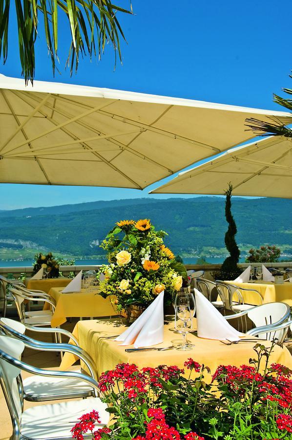 Restaurant-Hotel Seeblick Morigen Buitenkant foto
