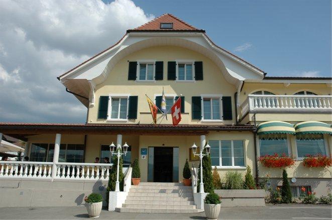 Restaurant-Hotel Seeblick Morigen Buitenkant foto