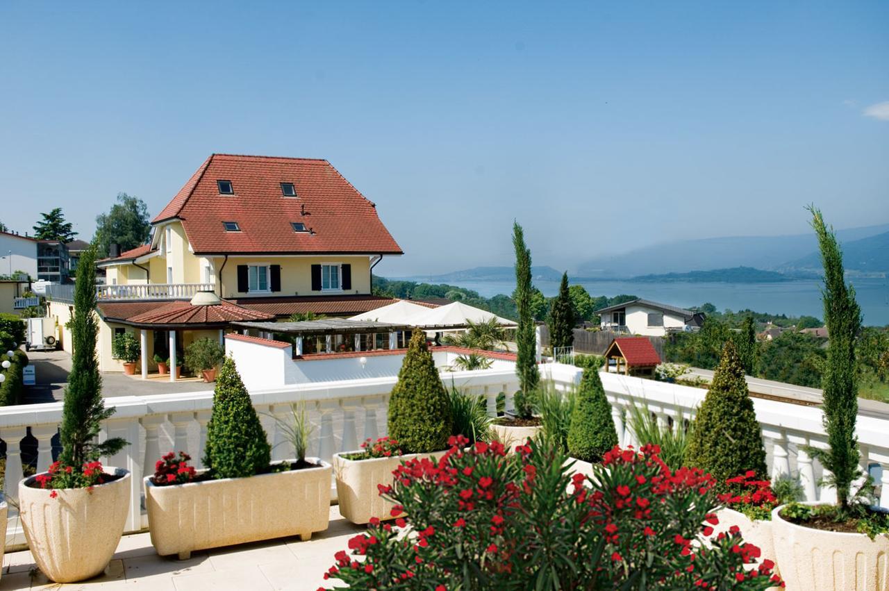 Restaurant-Hotel Seeblick Morigen Buitenkant foto